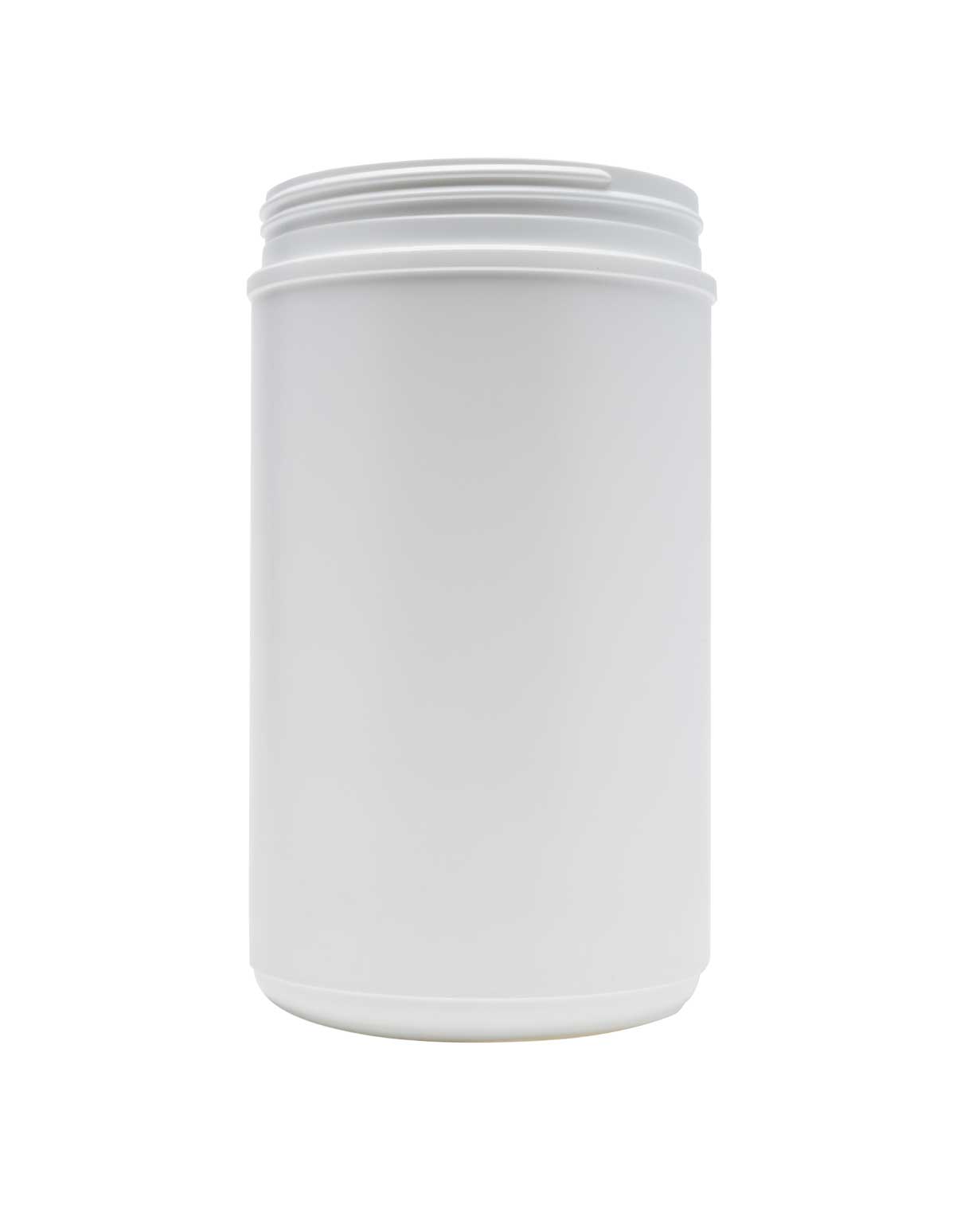 85 oz hdpe white straight sided canister 120-400