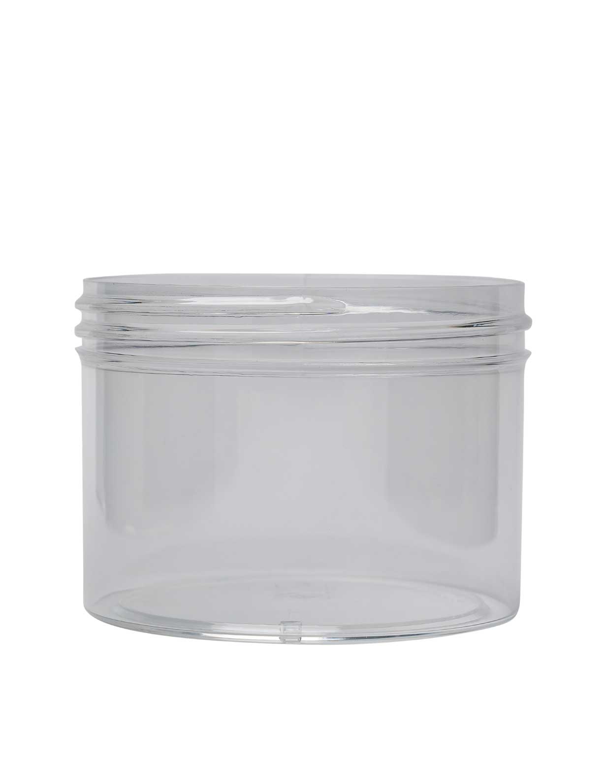 8 oz ps clear regular wall jar 89-400 ]