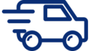 Freight Blue Line Icon