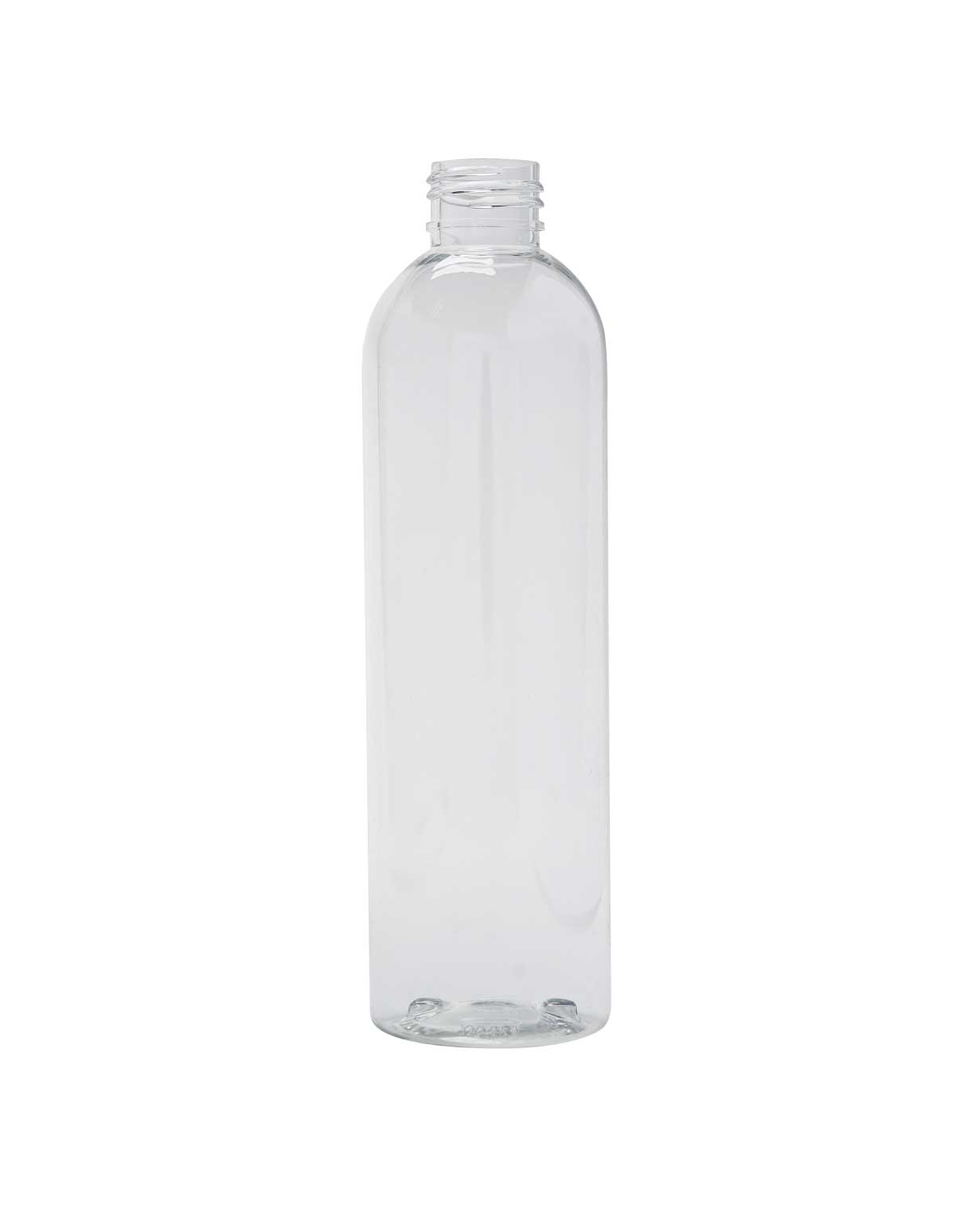 8 oz pet clear bullet round 24-410