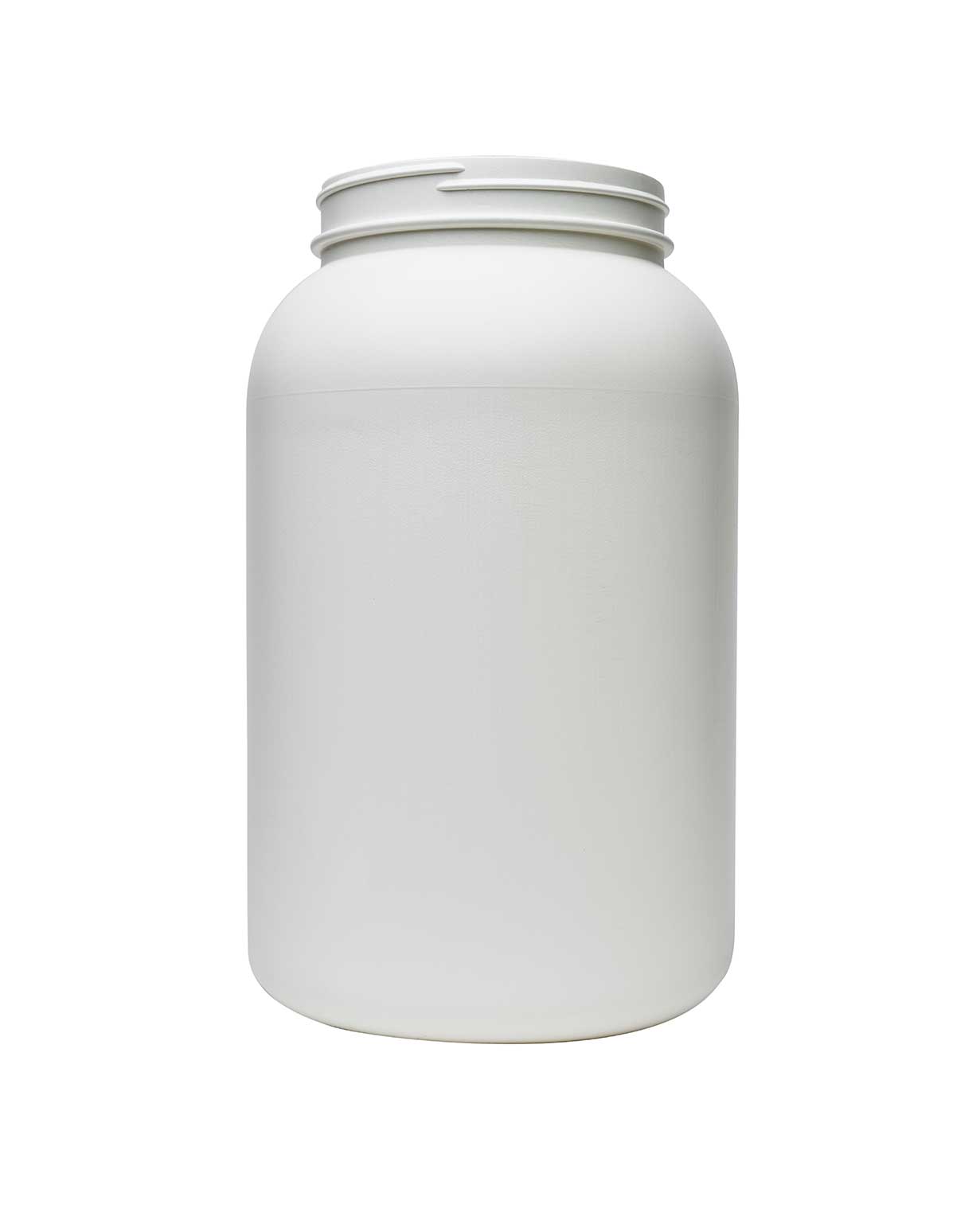 128 oz hdpe white wide mouth jar 110-400