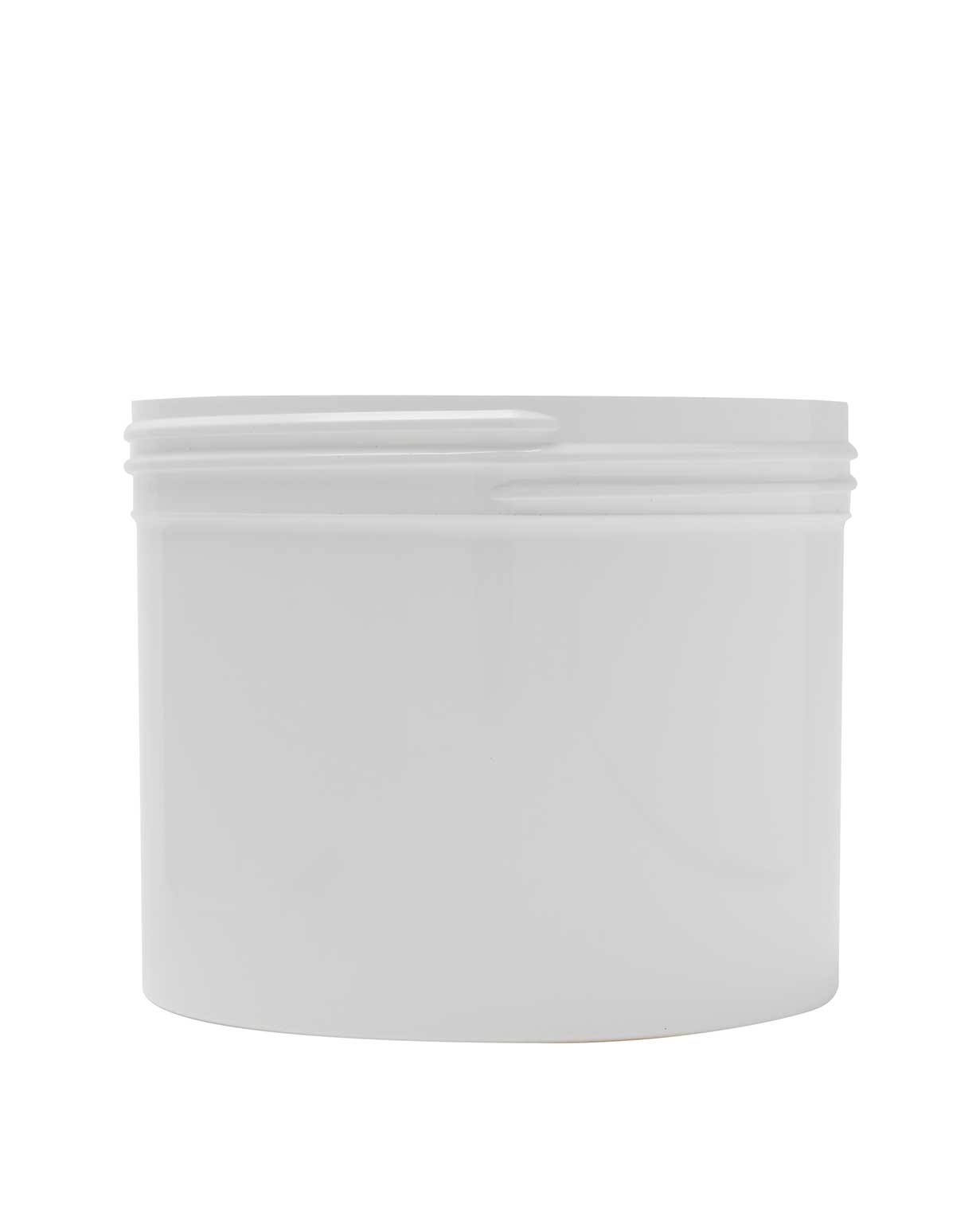 32 oz pp white regular wall jar 120-400