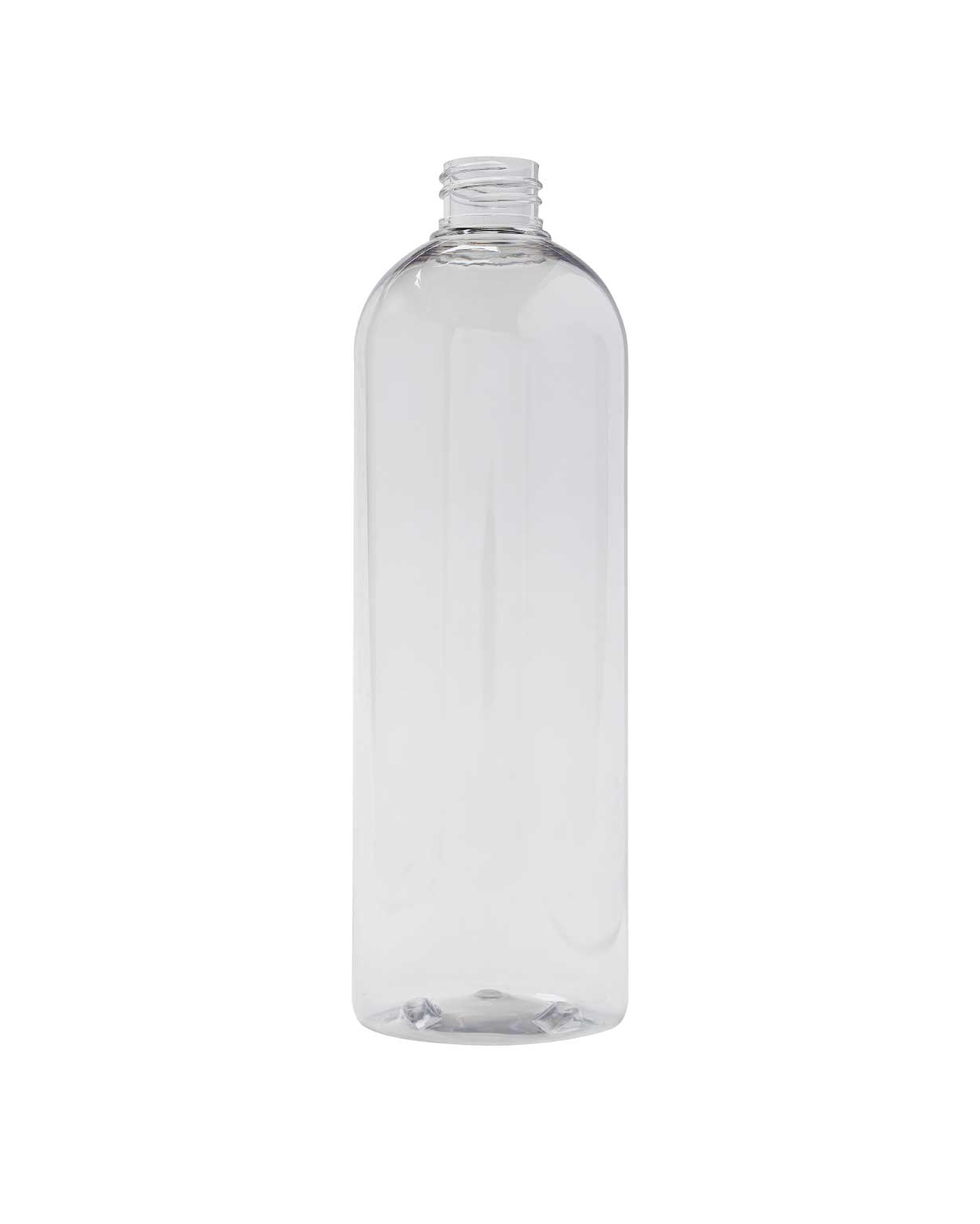 Plastic Clear Bullet (Cosmo Round) Bottles