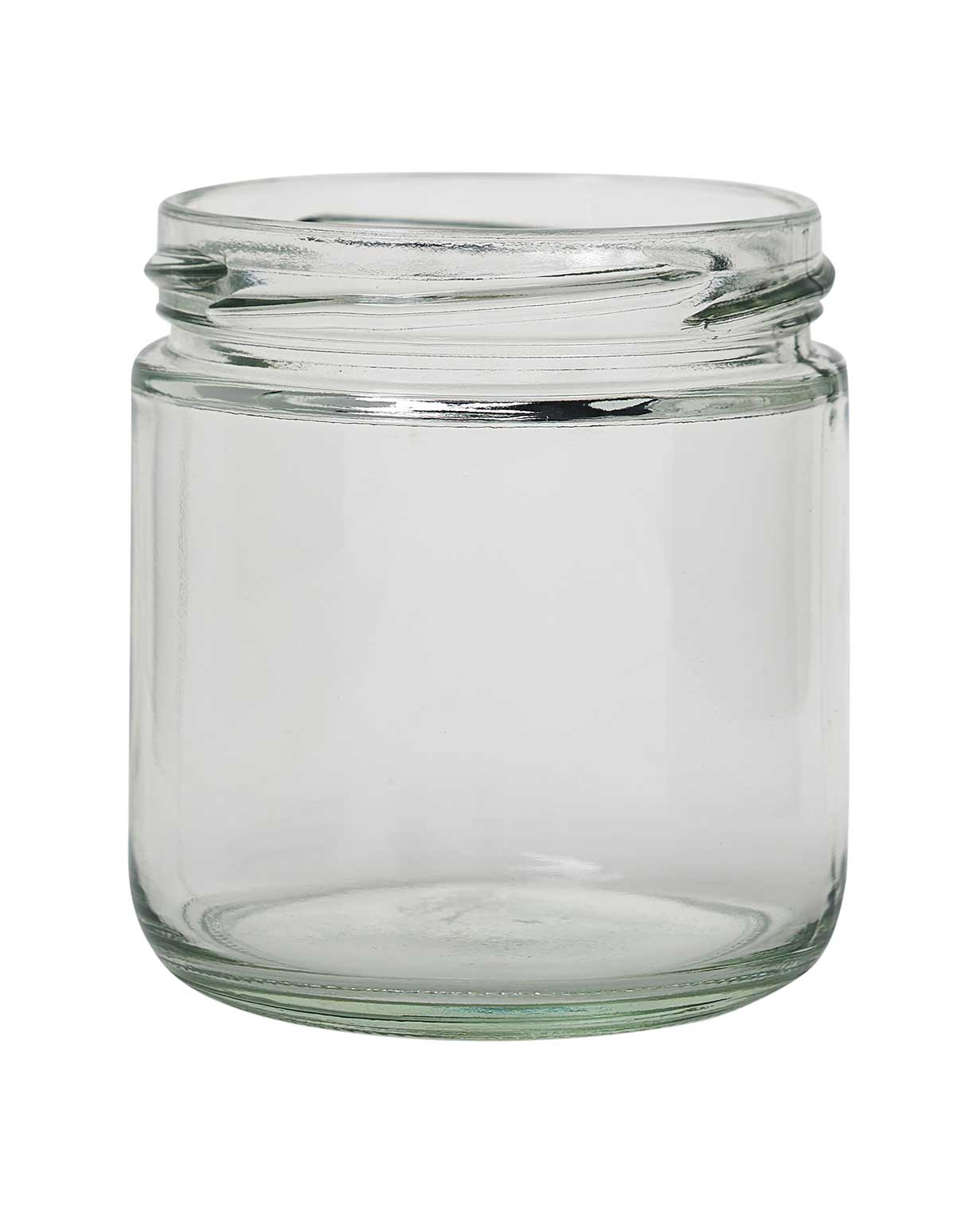 8 oz glass flint straight sided wide mouth jar 70-400