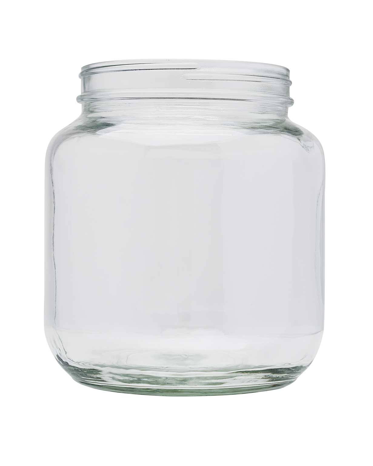 0.5 gl glass flint wide mouth jar 110-400