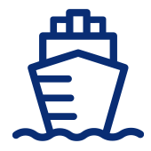 Sea Blue Line Icon