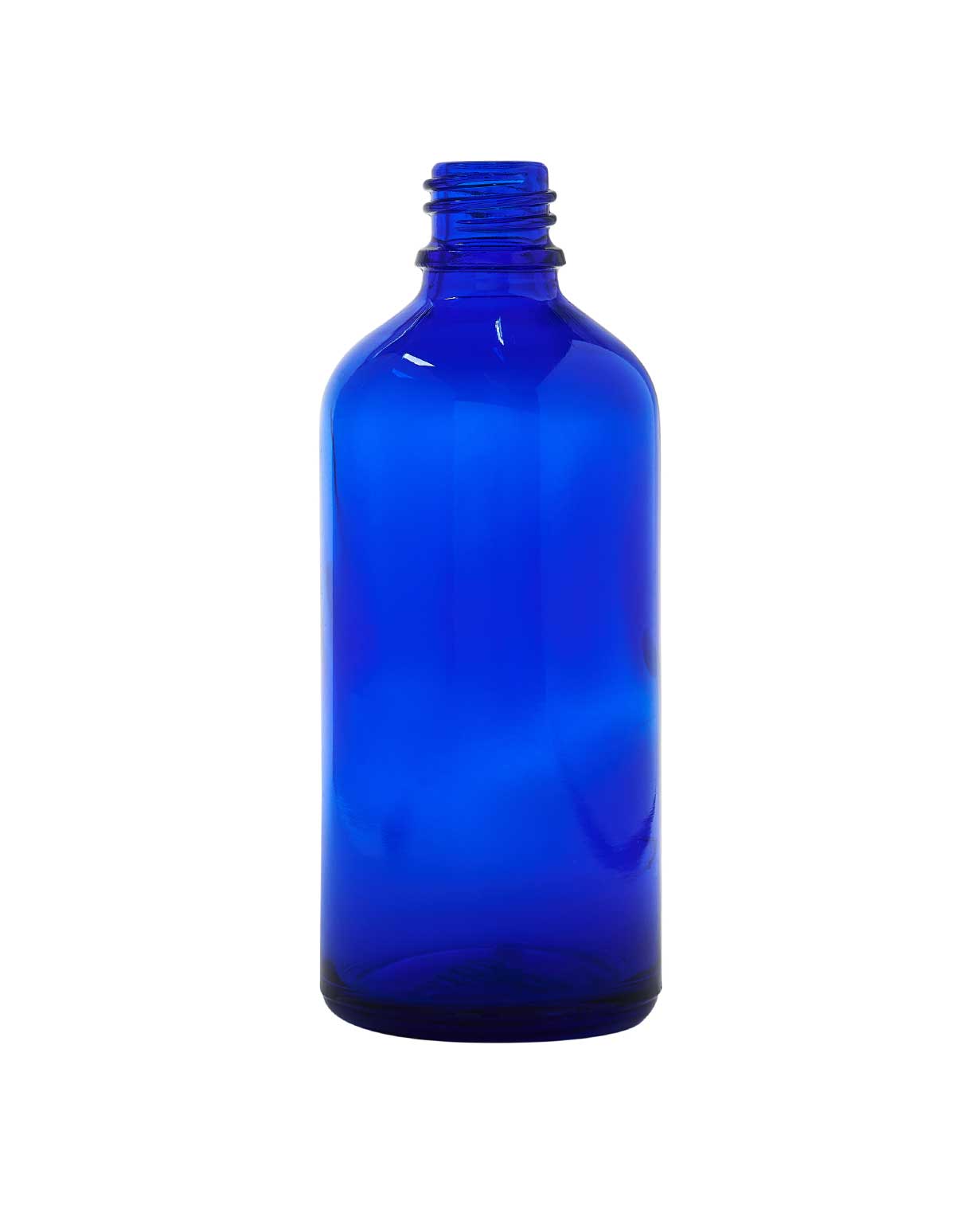 100 ml glass cobalt dropper 18-400