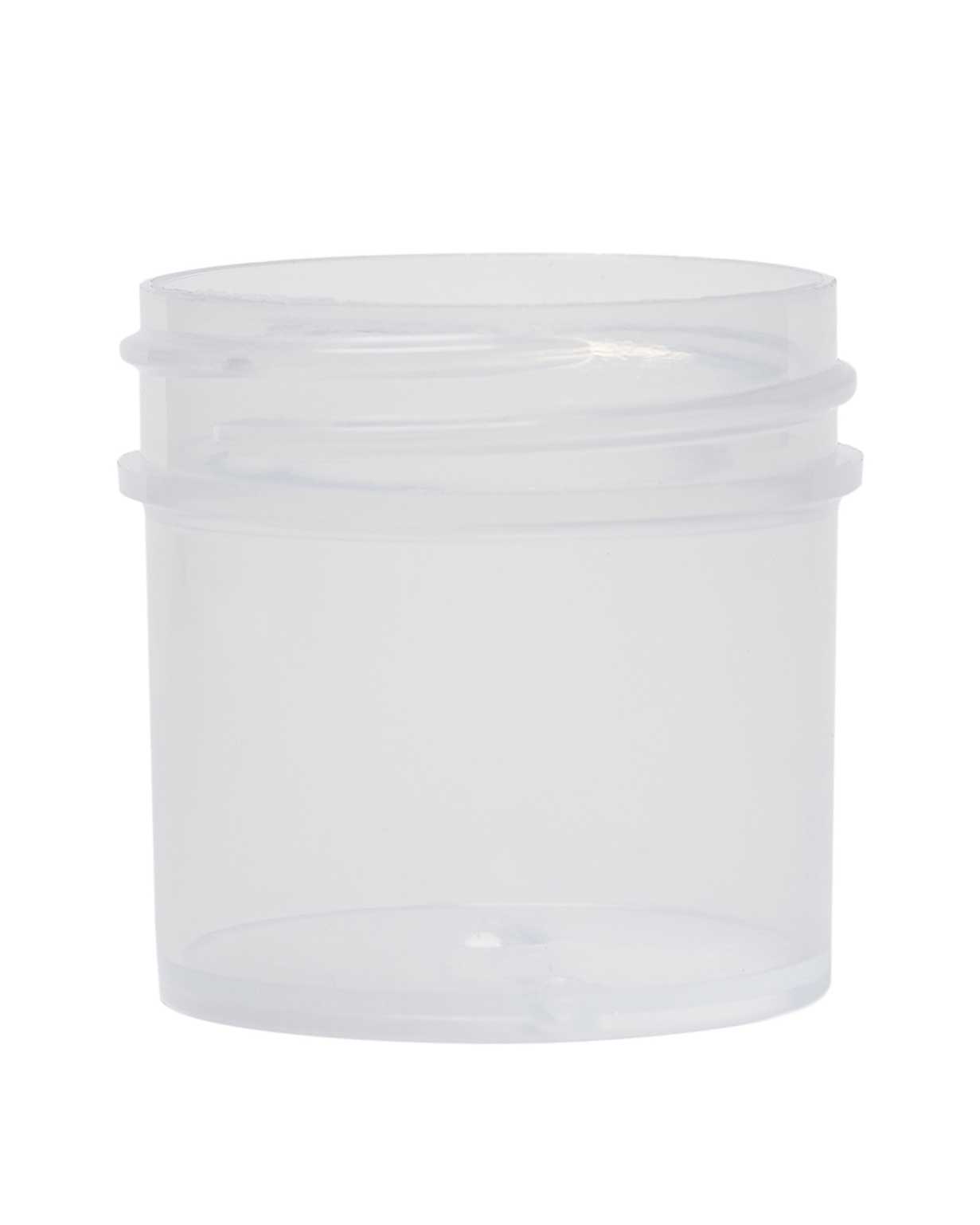 1 oz pp natural regular wall jar 43-400