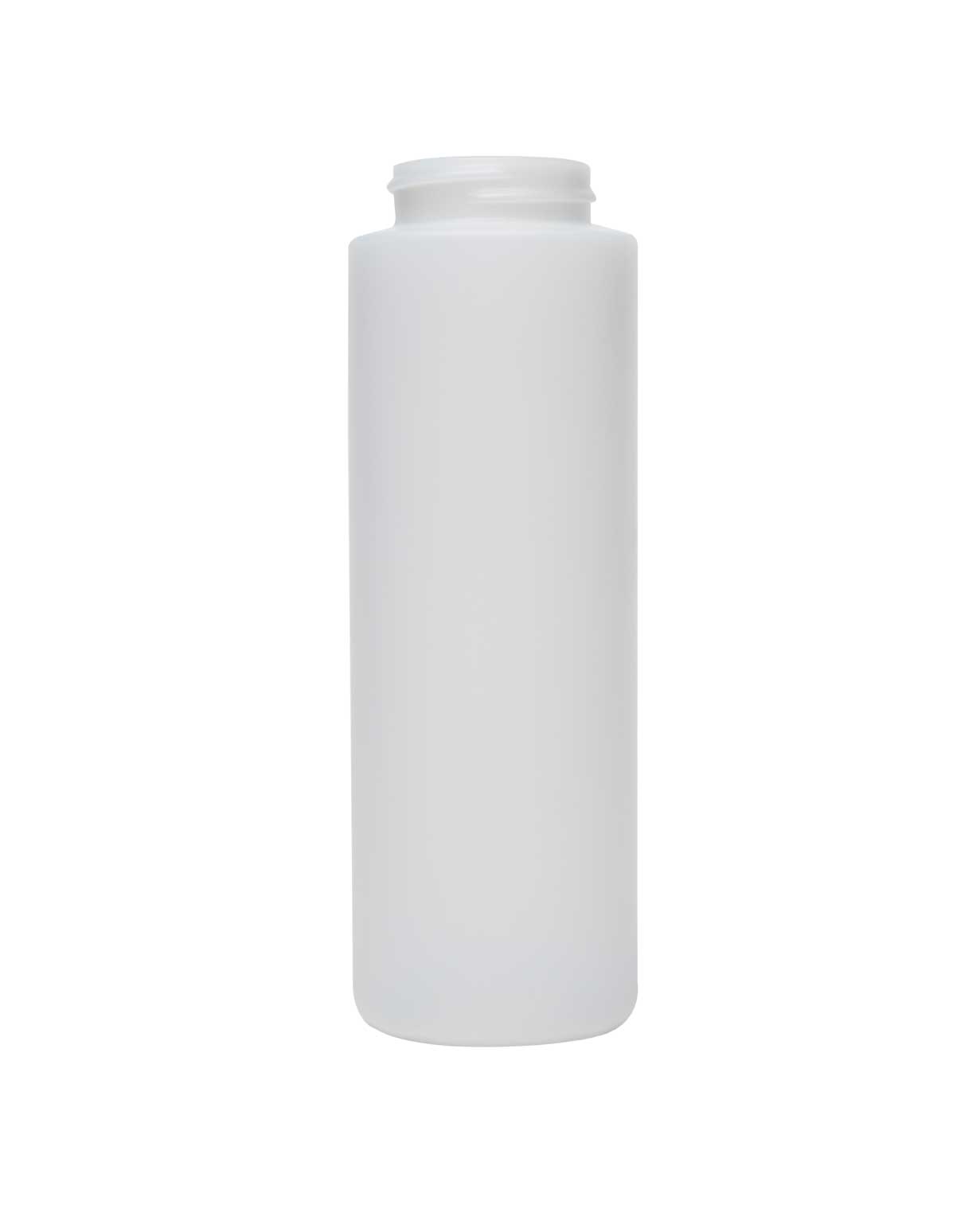 8 oz hdpe natural cylinder round 38-400