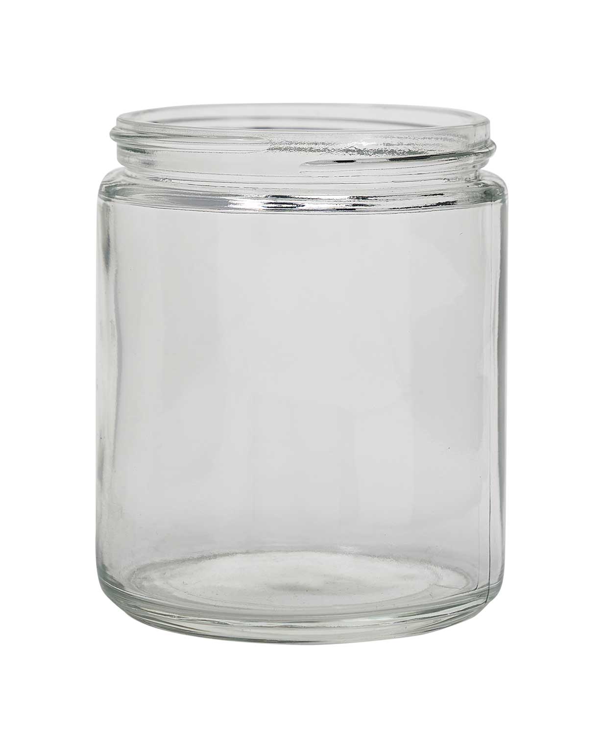 9 oz glass flint straight sided wide mouth jar 70-400