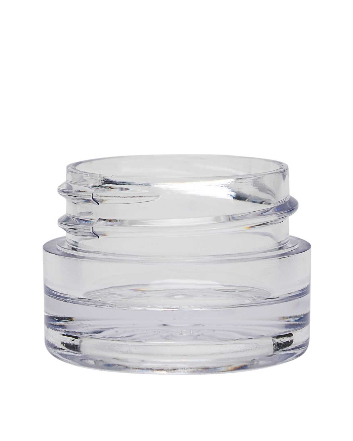 0.125 oz ps clear thick wall jar 33-400