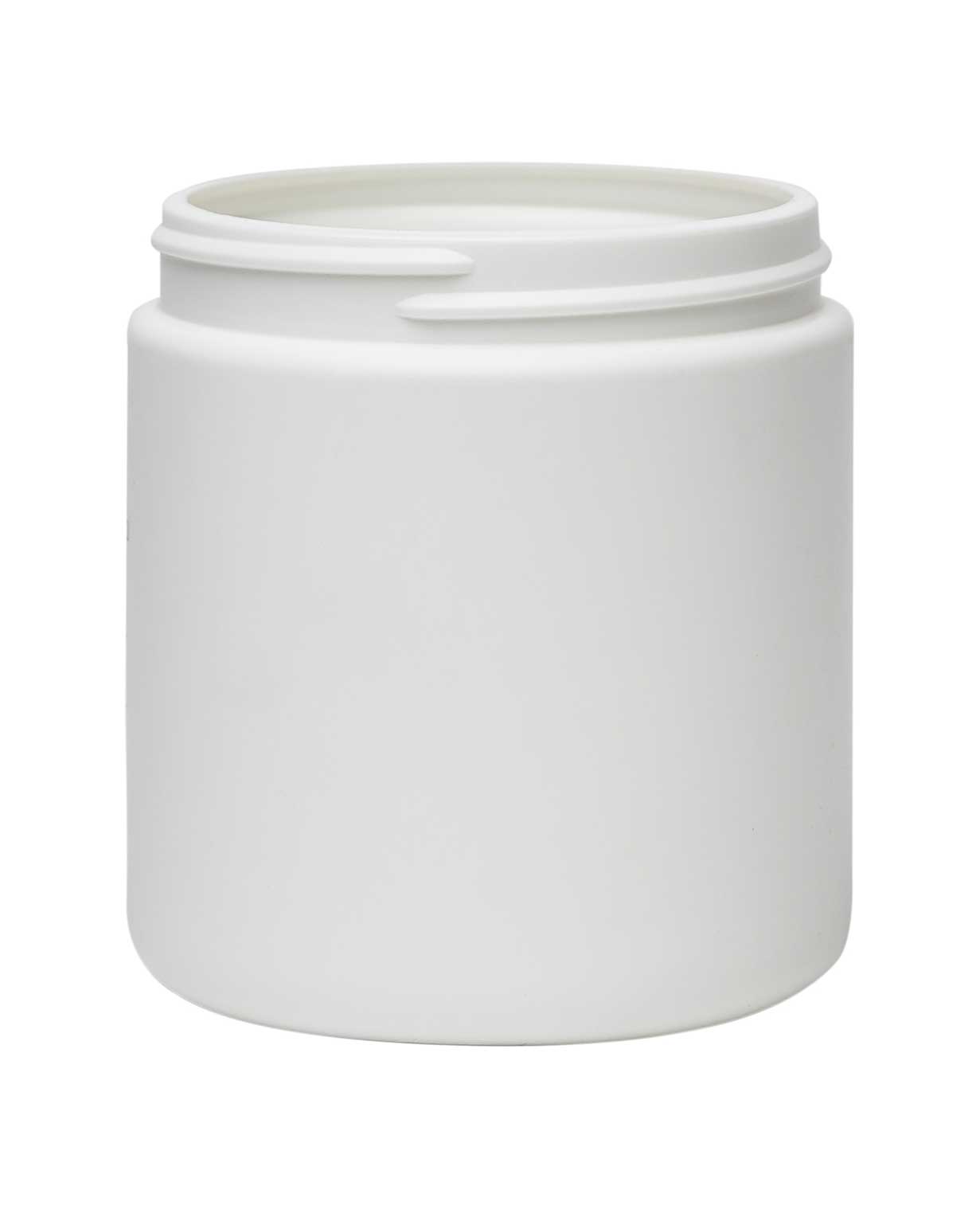 8 oz hdpe white hdpe white wide mouth jar 70-400