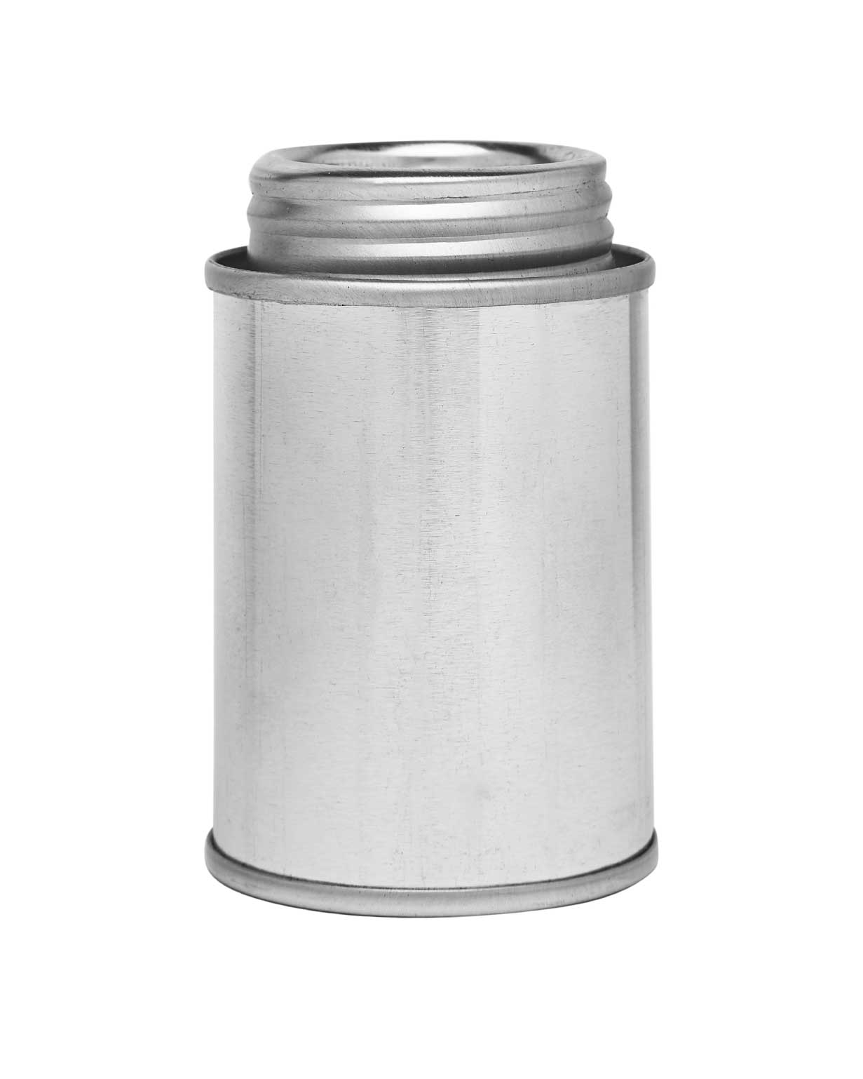 4 oz tin silver 1-3/4" 202x214 monotop can