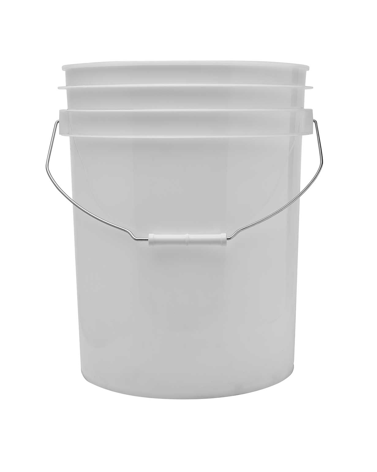 5 gl hdpe natural 75mil round open head pail