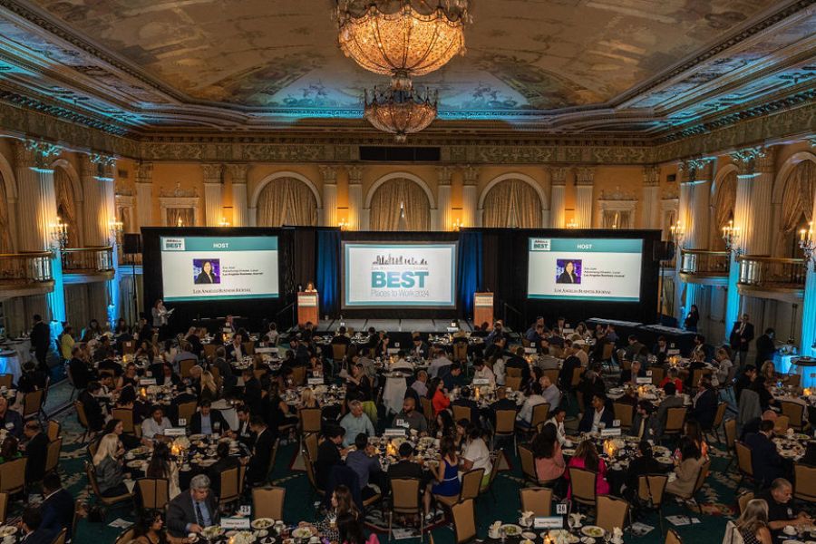 Biltmore Los Angeles for the Los Angeles Business Journal's Best Places to Work 2024 award ceremony