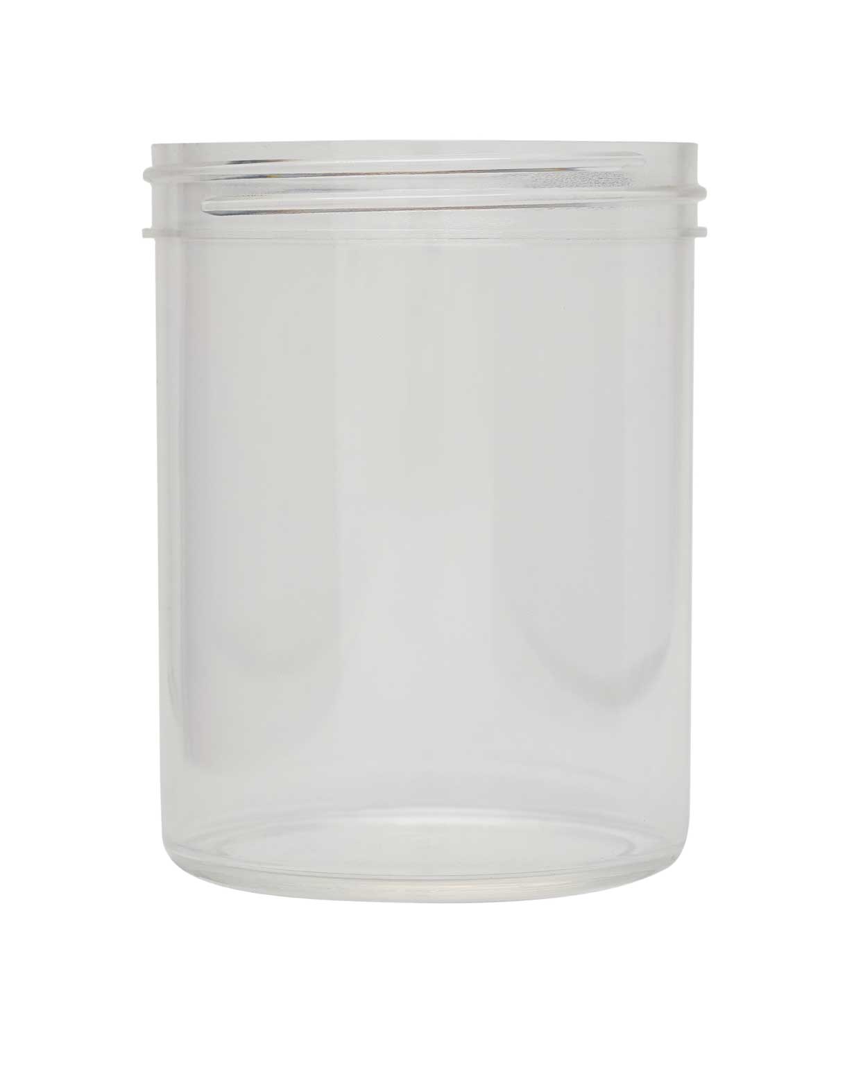  8 oz ps clear regular wall jar 70-400