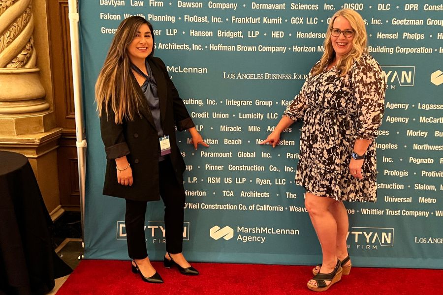Paramount Global reps at Los Angeles Business Journal's Best Places To Work 2023 award ceremony