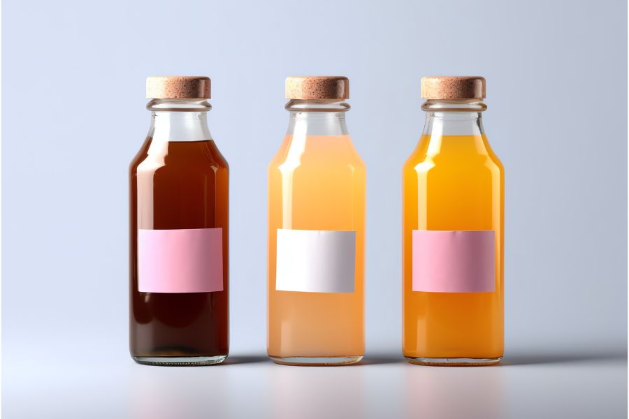 Beverage bottles used for wholesale packaging