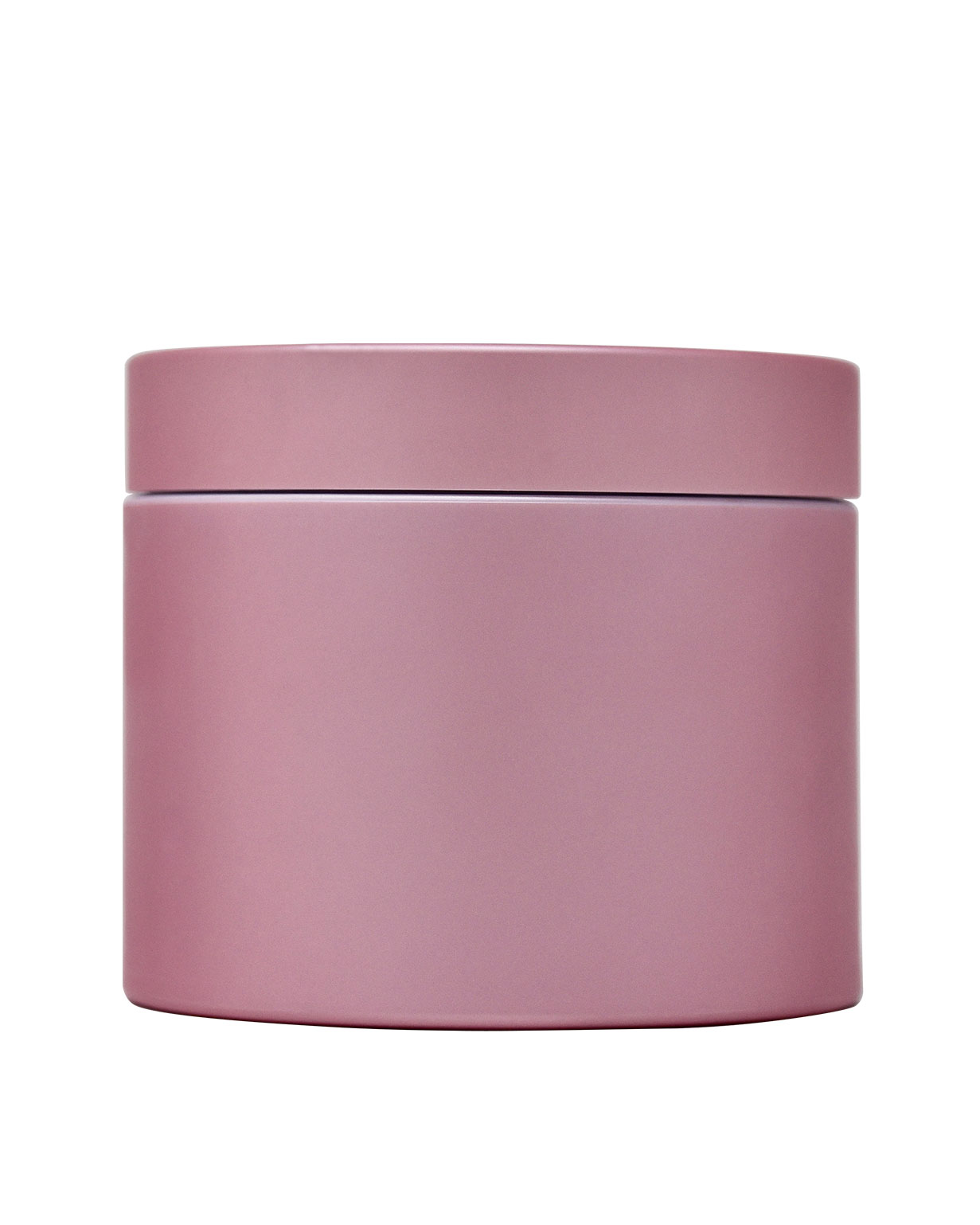 8oz PET double wall pink jar with lid