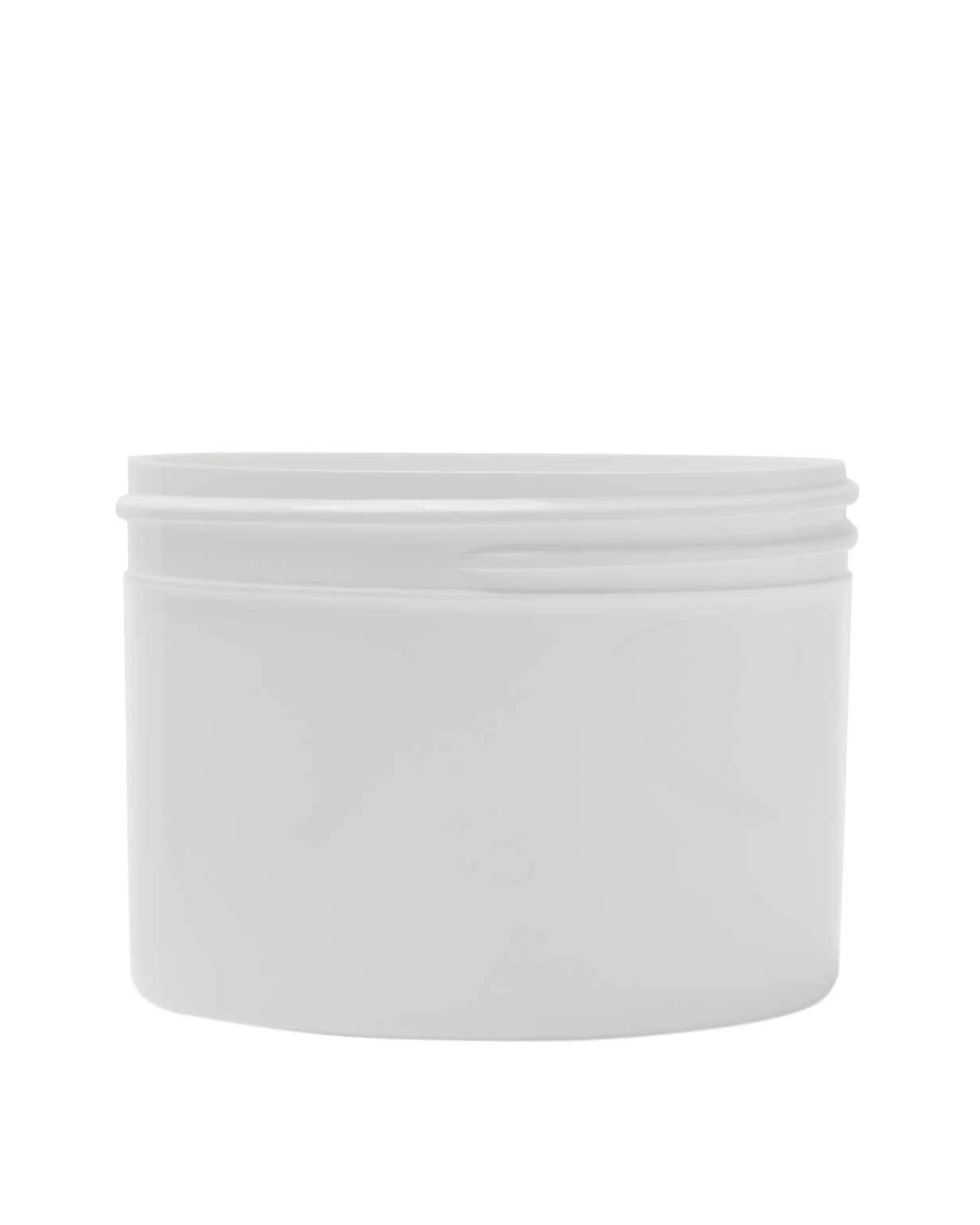 8 oz pp white regular wall jar 89-400