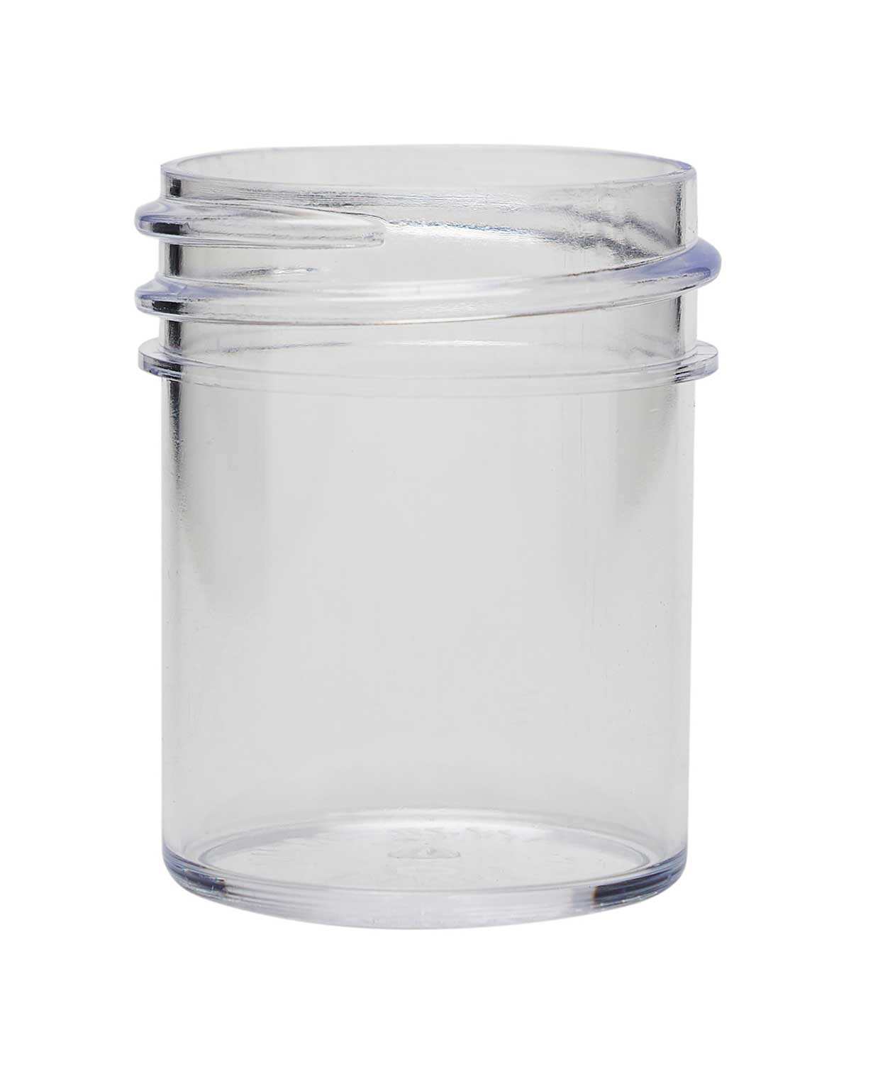 0.5 oz ps clear regular wall jar 33-400