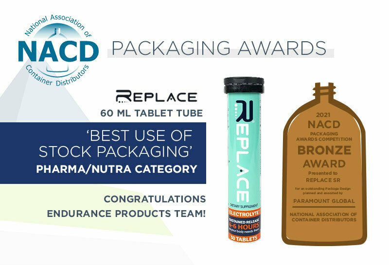 Replace SR NACD Packaging Award - Best Use of Stock Packaging