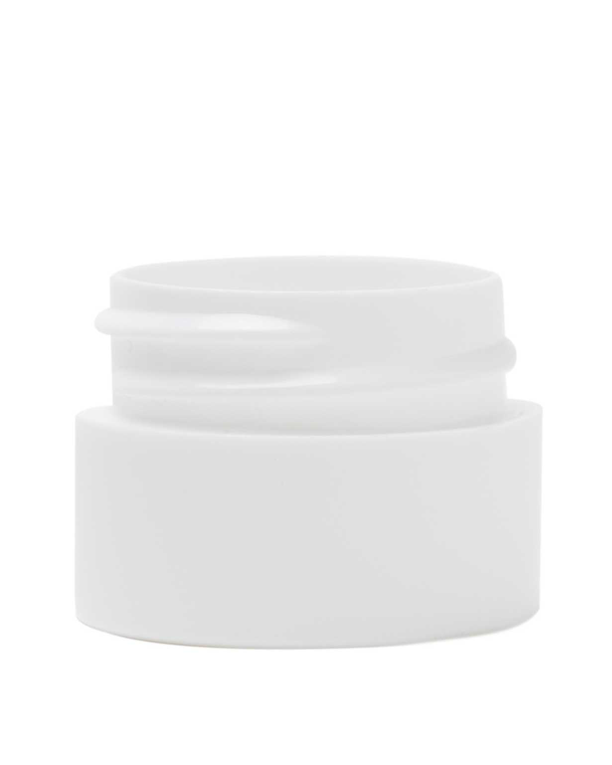 0.25 oz pp white double wall straight base jar 33-400