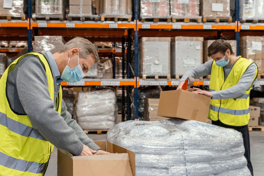 Managers assess packaging for compliance