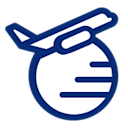 Air Blue Line Icon