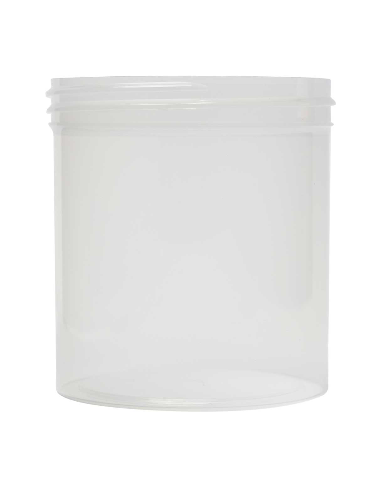 16 oz pp natural regular wall jar 89-400