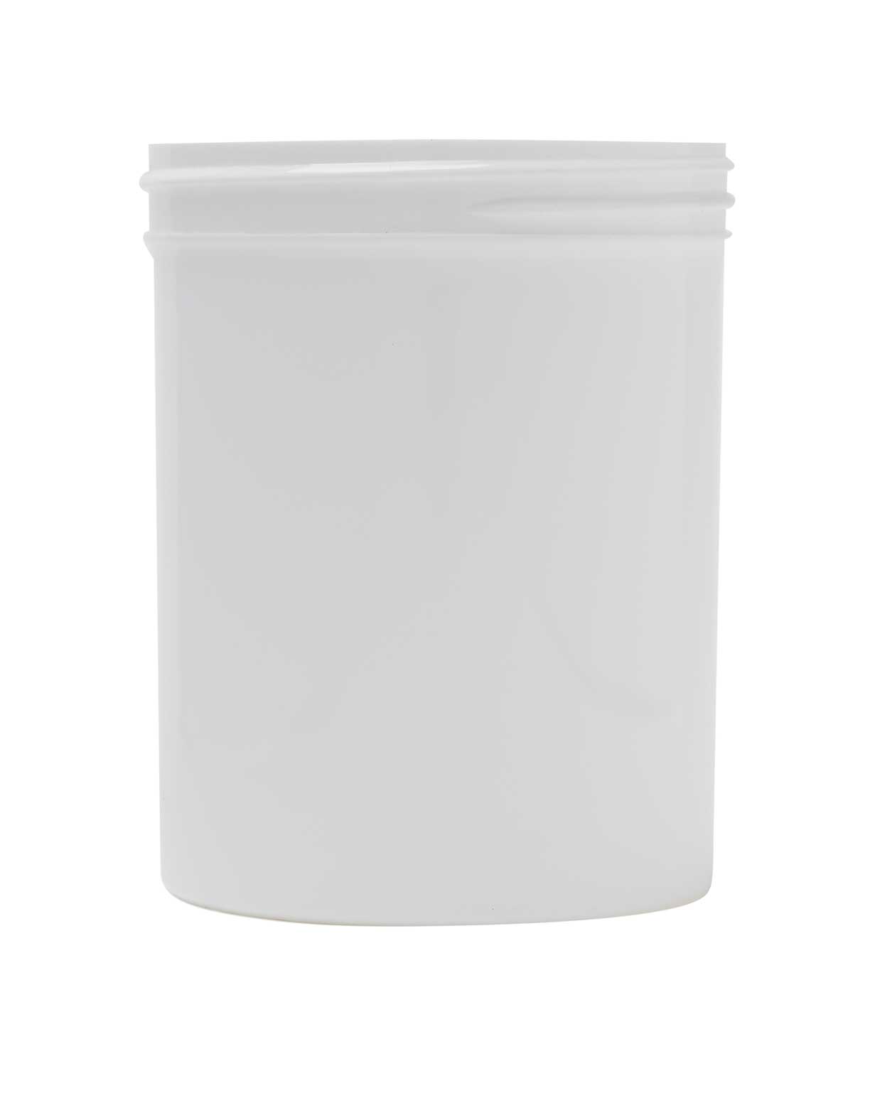 8 oz pp white regular wall jar 70-400