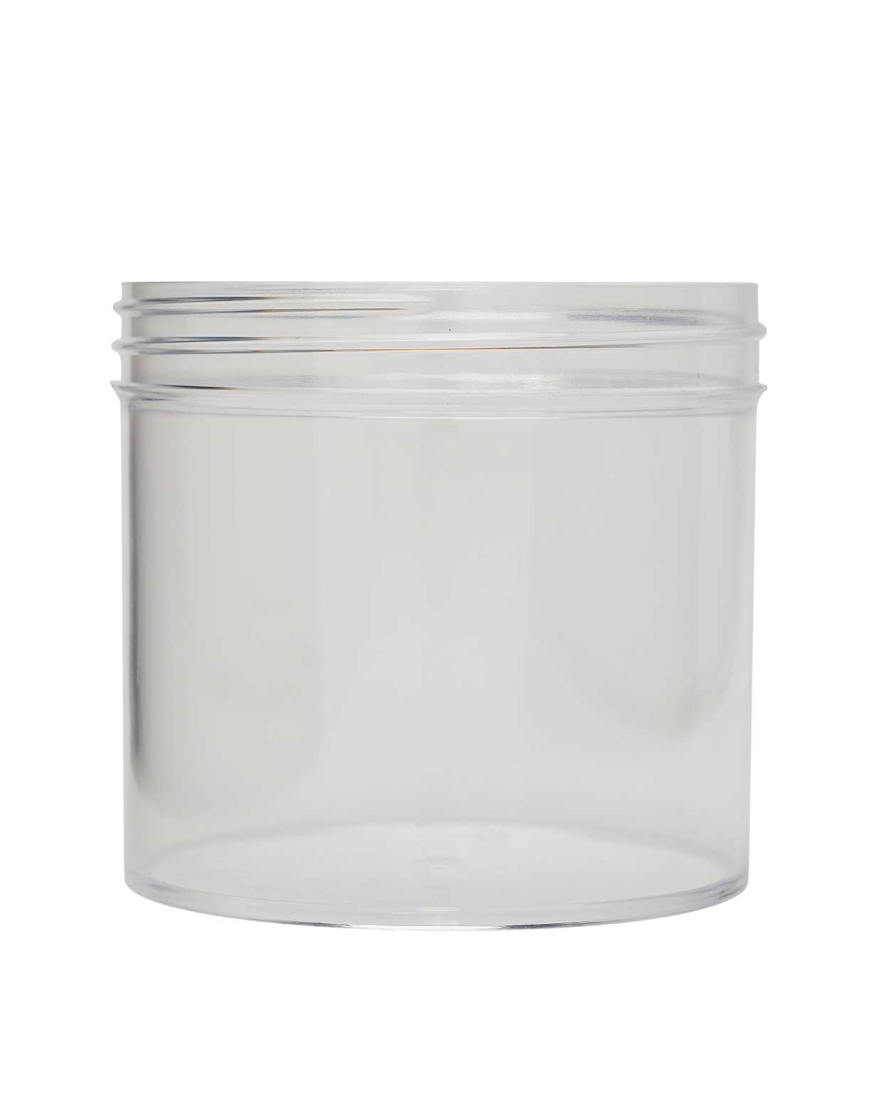 12 oz ps clear regular wall jar 89-400