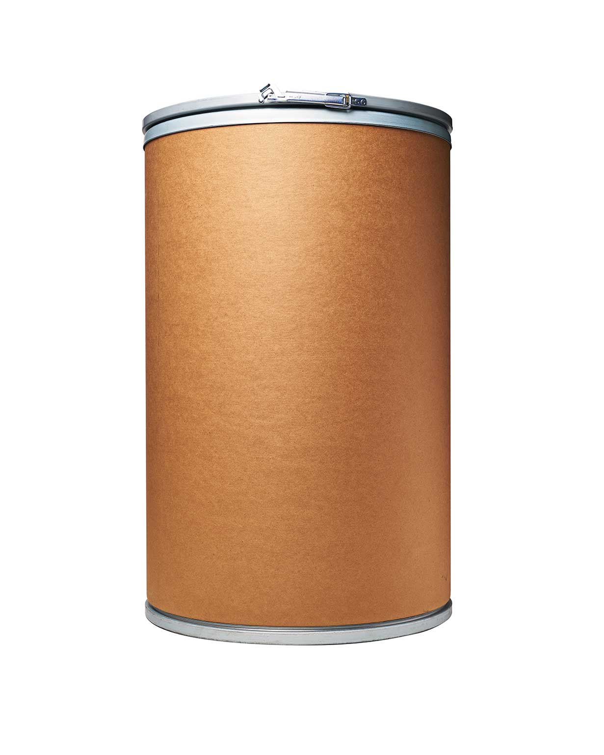 67 gl fiber brown kraft metal cover un drum