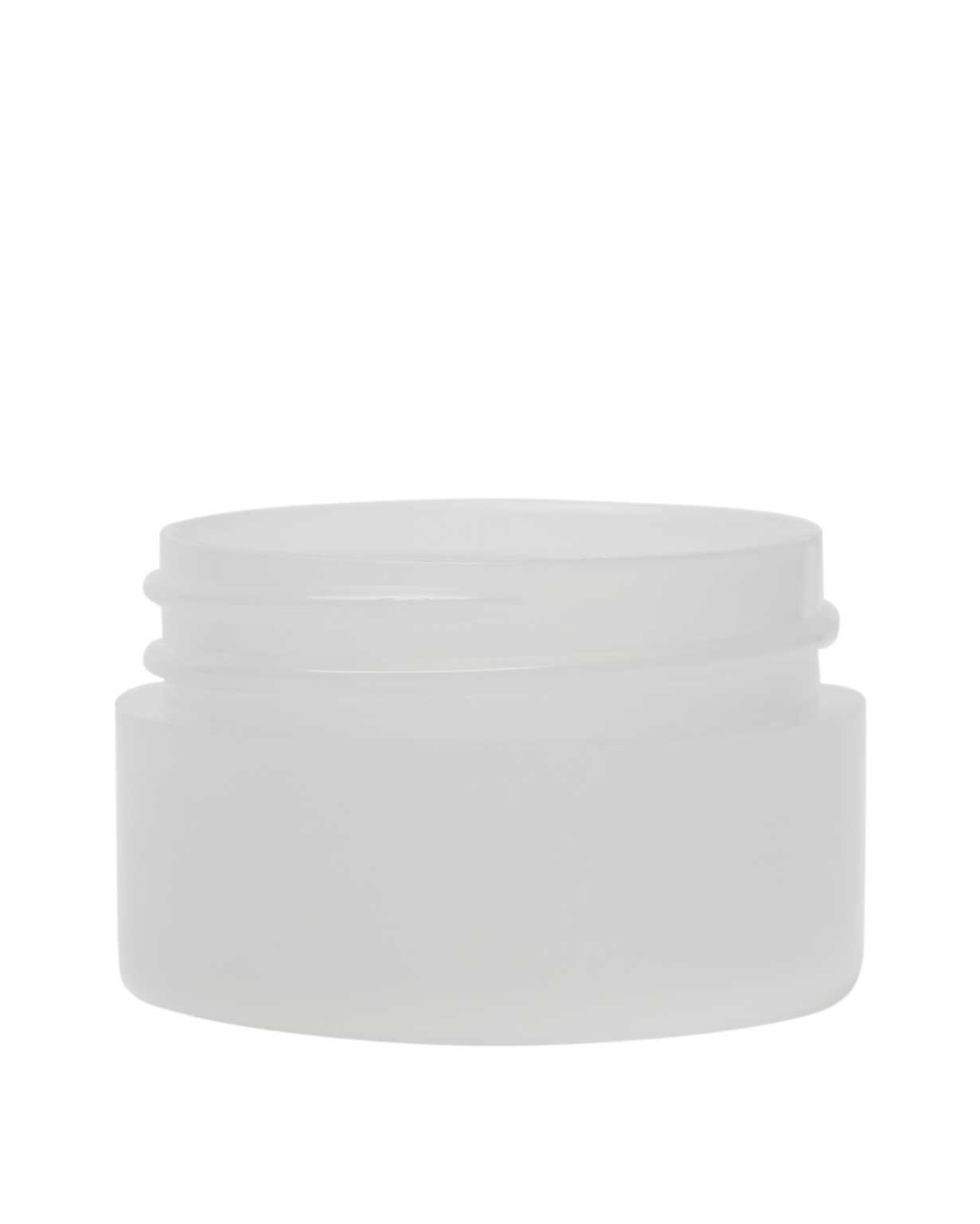  0.5 oz pp natural thick wall jar 43-400