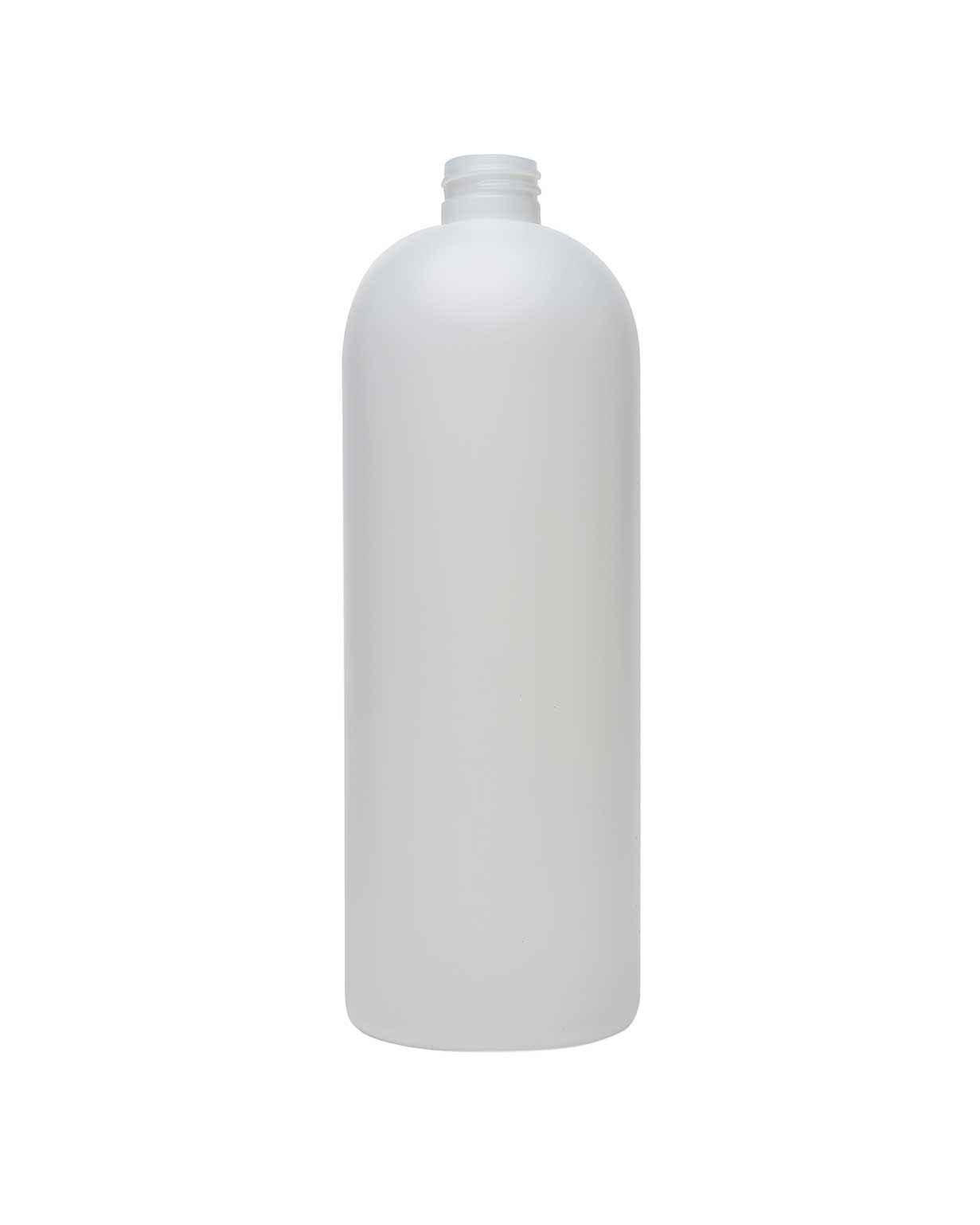 8 oz Natural-Colored Cosmo Round Plastic Bottle 24-410 HDPE