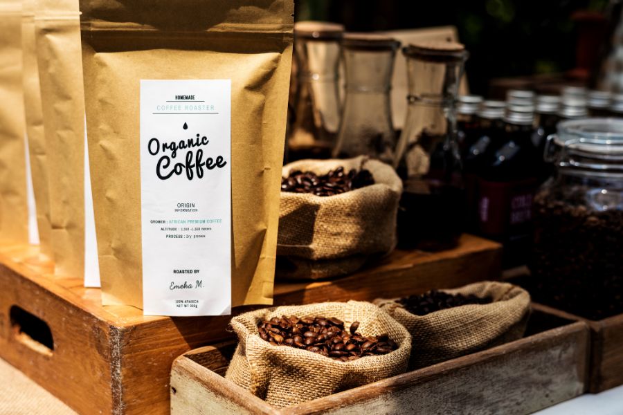 coffee retail packaging