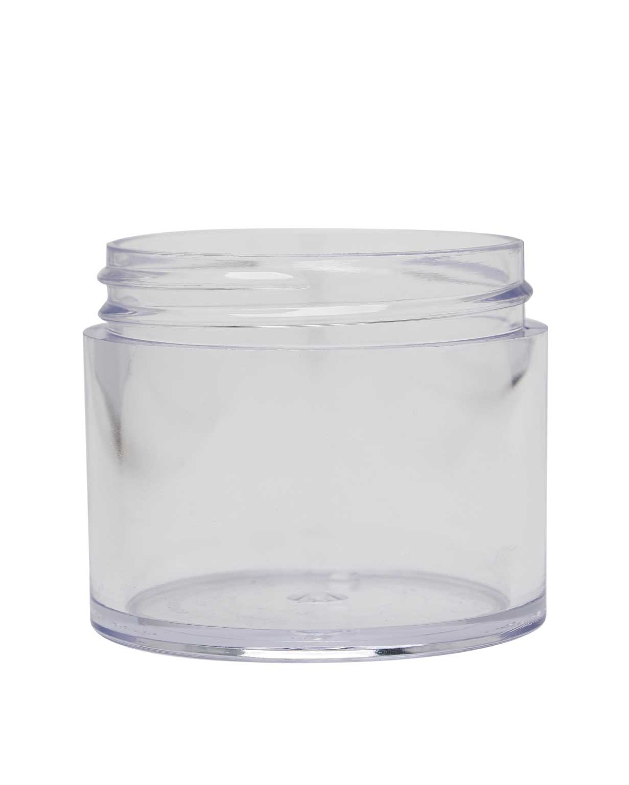 2 oz ps clear thick wall jar 53-400