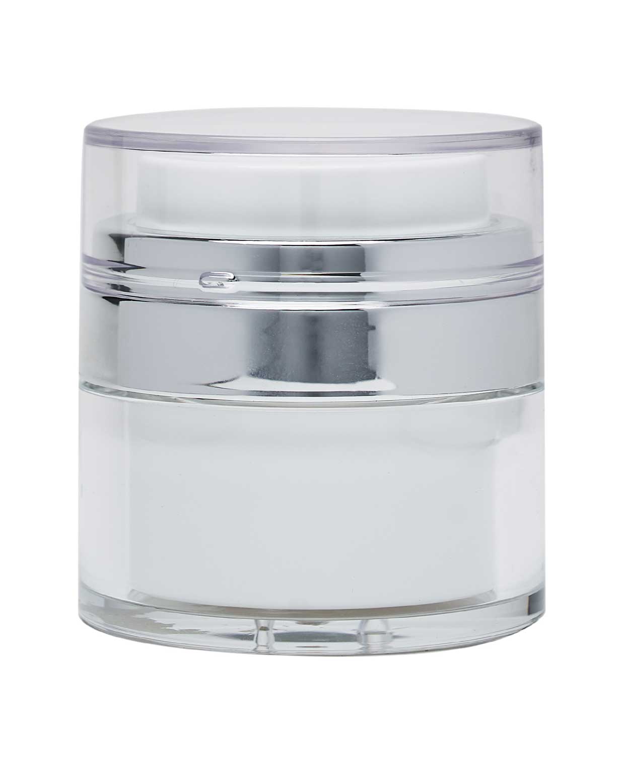 15 ml acrylic clear airless jar