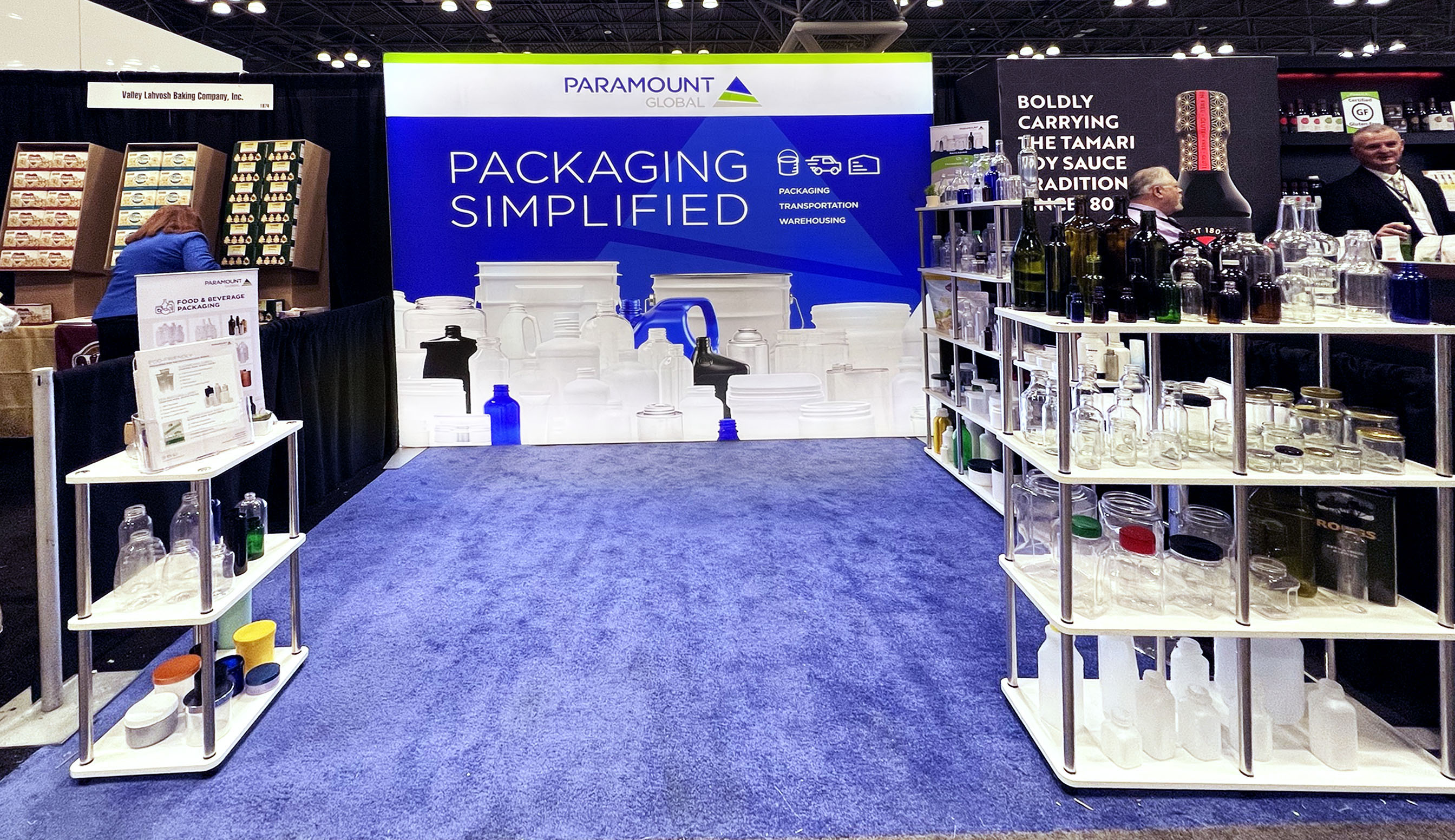 Paramount Global booth display at the 2023 Summer Fancy Food Show