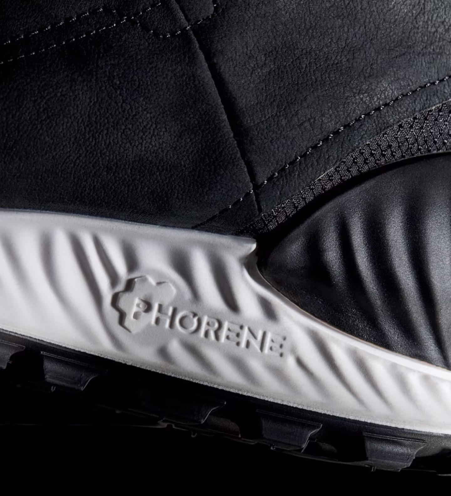 A detailed look at the innovative PHORENE midsole, engineered to deliver exceptional energy return, lightweight bounce, and premium cushioning with every step.