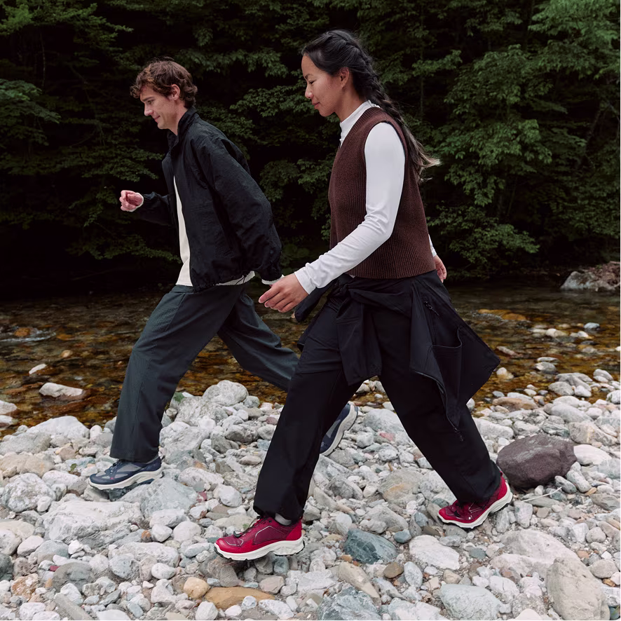 Explore nature with ECCO GORE-TEX shoes, delivering waterproof protection, Scandinavian style, and lasting comfort.