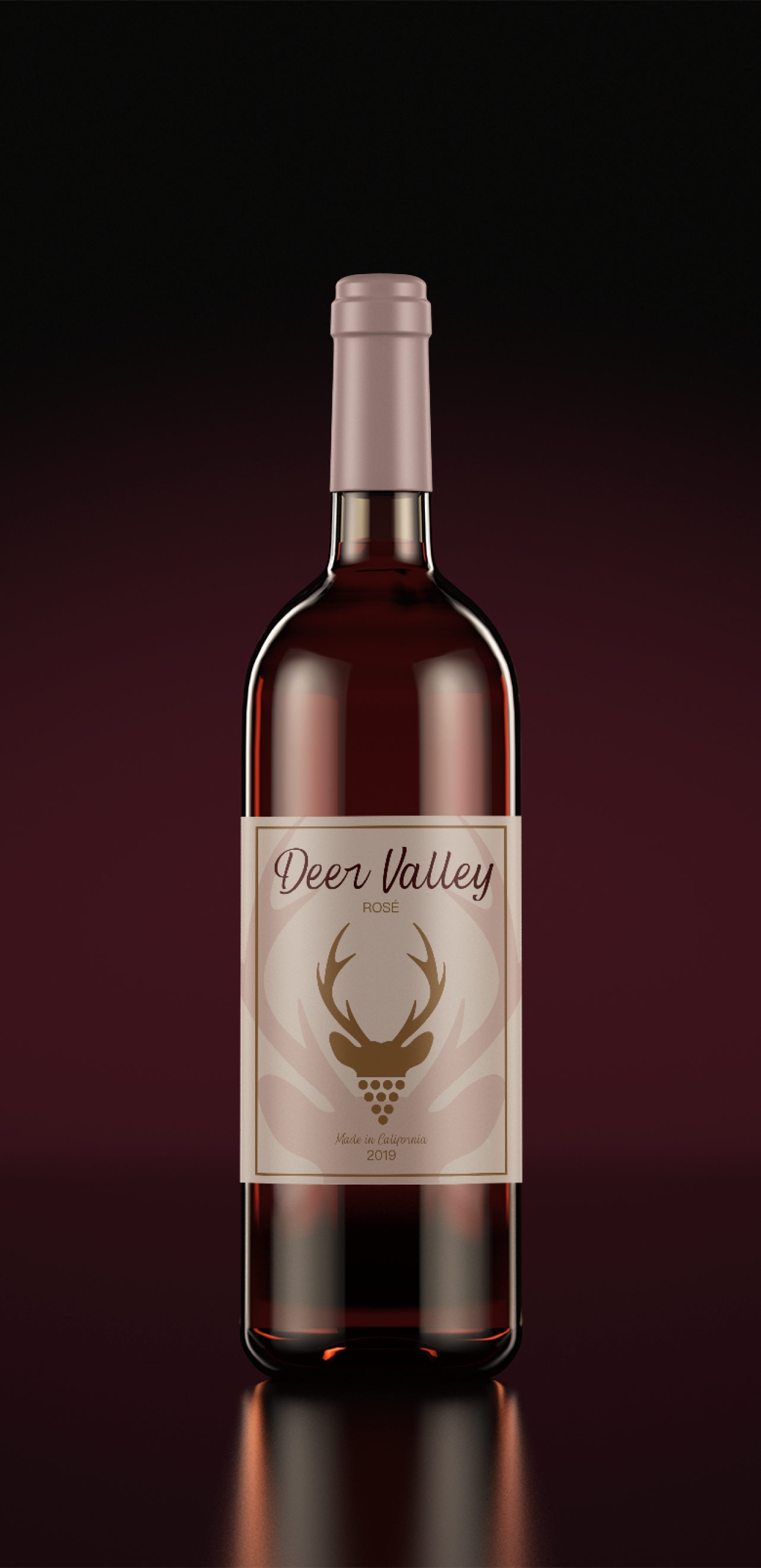 Deer Valley Bottle Rose