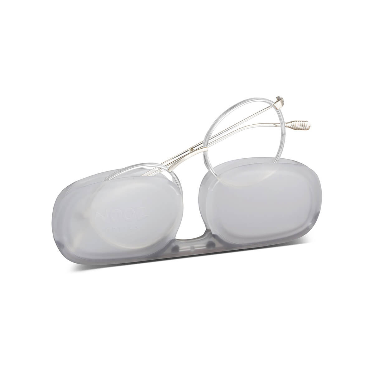 Pair of Dual Ela Crystal Silver reading glasses