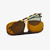 Polarized sunglasses with a case that can be carried