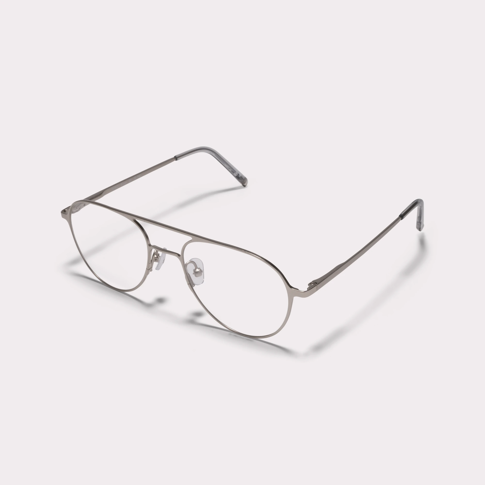 Une paire de Wing Silver Lunettes sur prescription vue de côté