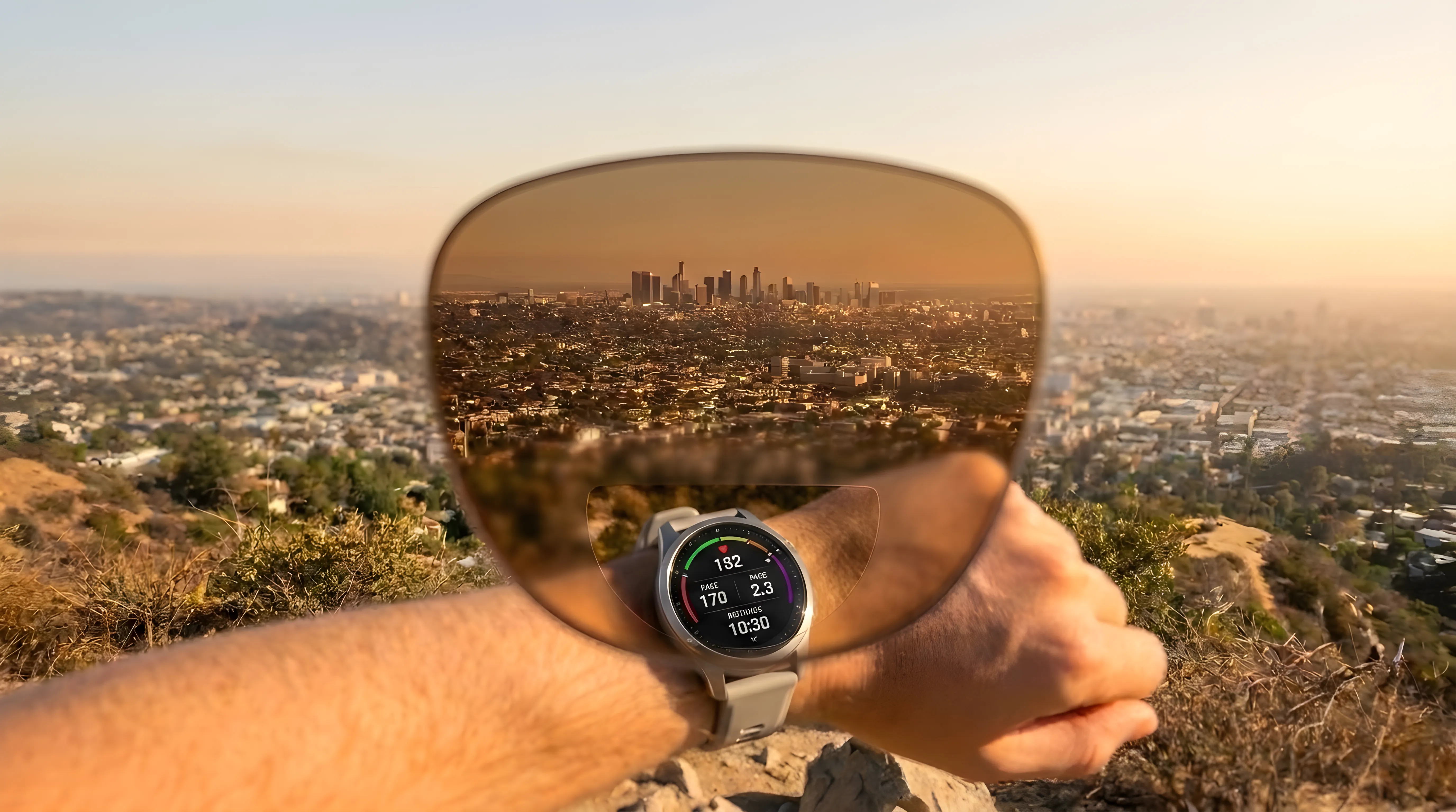 A pair of Peak Tortoise Bifocal sunglasses