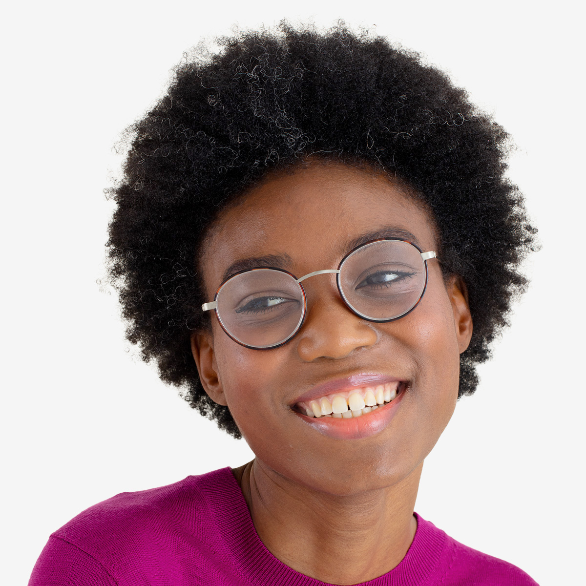 A pair of Ela Tortoise Reading glasses anti-blue light