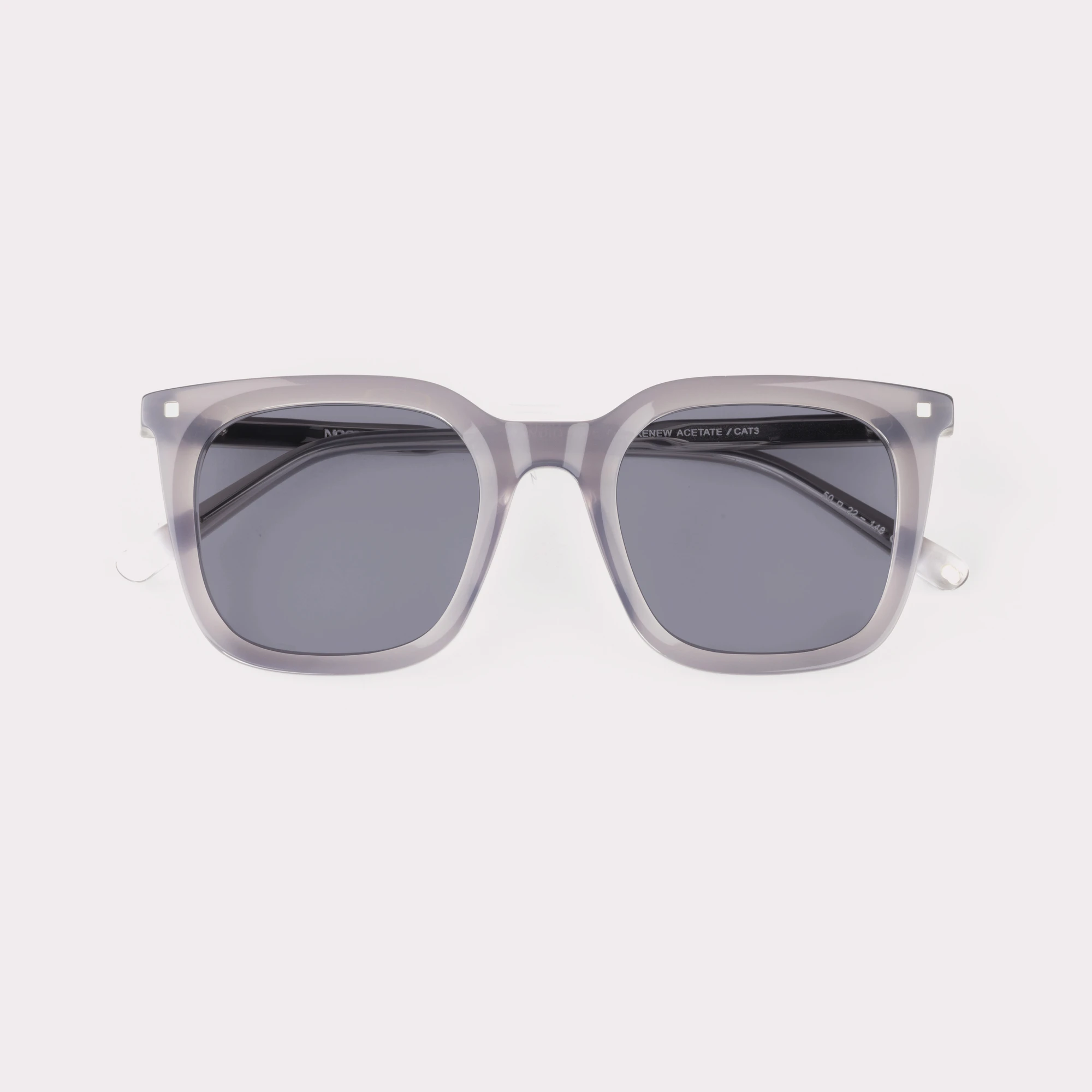 A pair of Candid Light grey Sunglasses folded