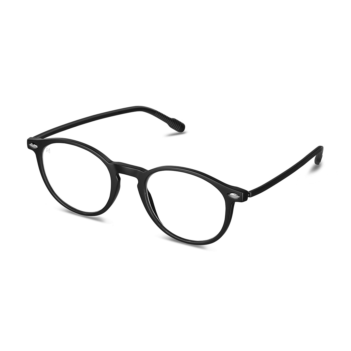 Blue anti-light glasses for children Essential Cruzy Black from side