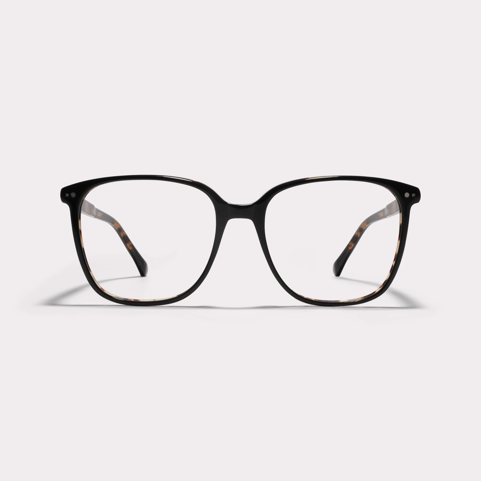 A pair of Carla Black Prescription glasses seen from the front